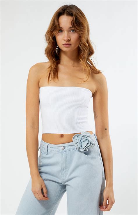 pacsun tube top|PacSun Basic Sweater Tube Top .